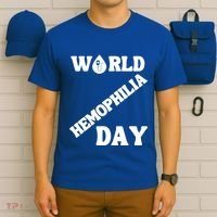 Funny World Hemophilia Day Great Gift T-Shirt thumb 6