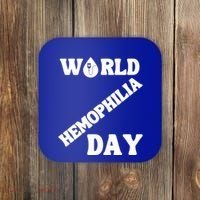 Funny World Hemophilia Day Great Gift Coaster thumb 0