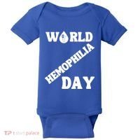 Funny World Hemophilia Day Great Gift Baby Bodysuit thumb 0