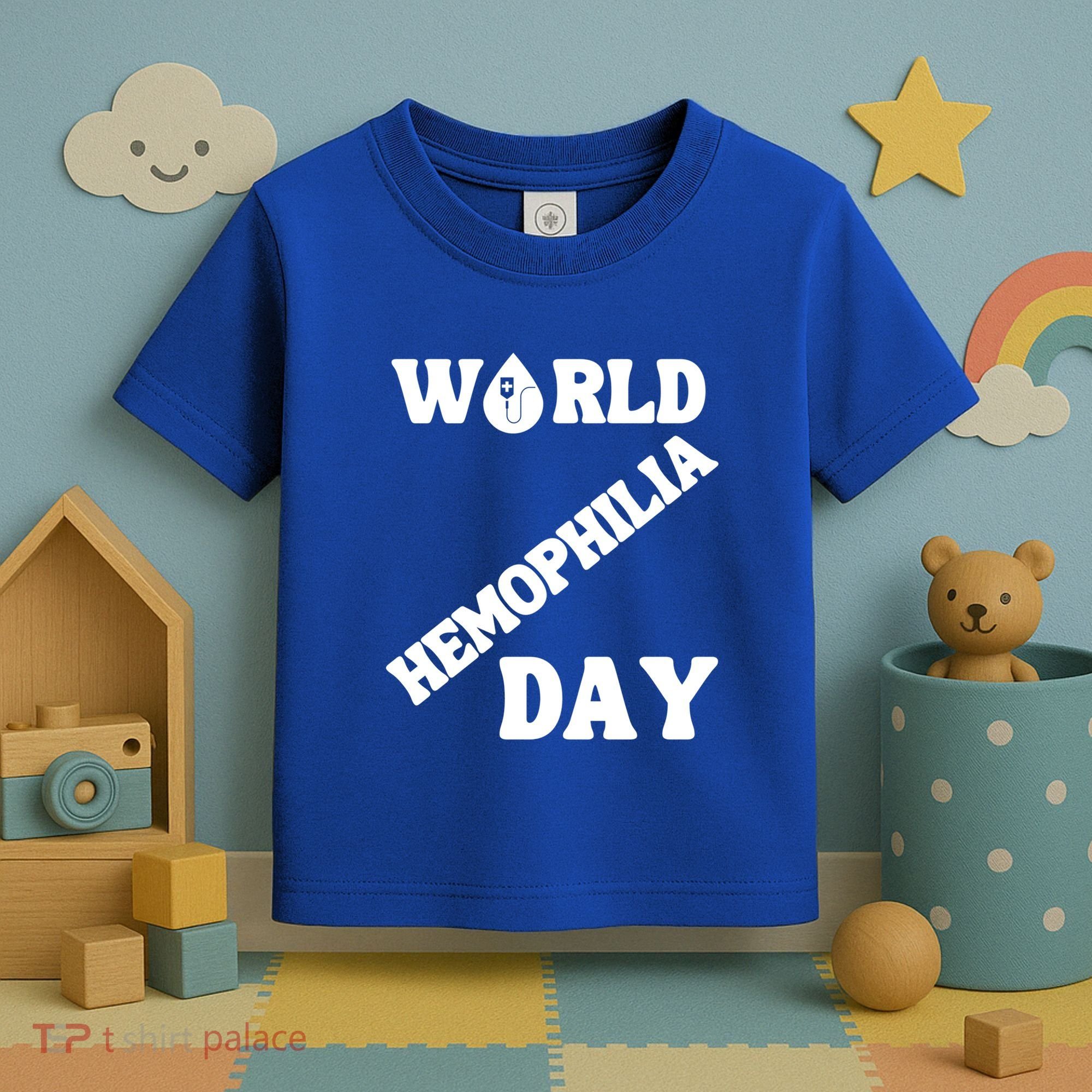 Funny World Hemophilia Day Great Gift Toddler T-Shirt