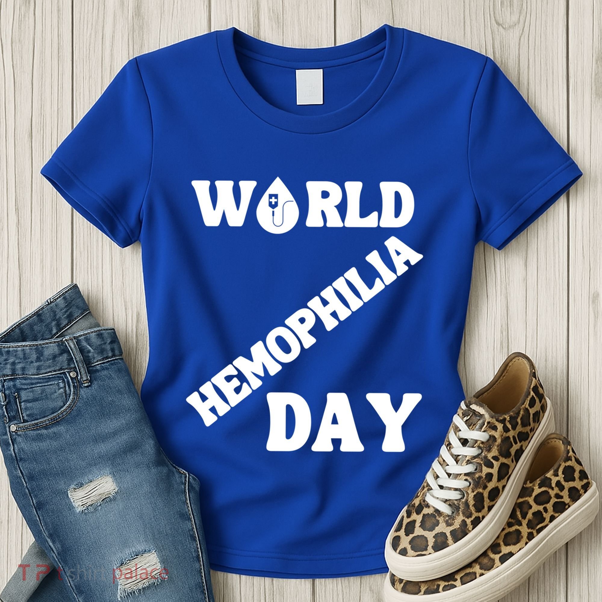 Funny World Hemophilia Day Great Gift Women's T-Shirt