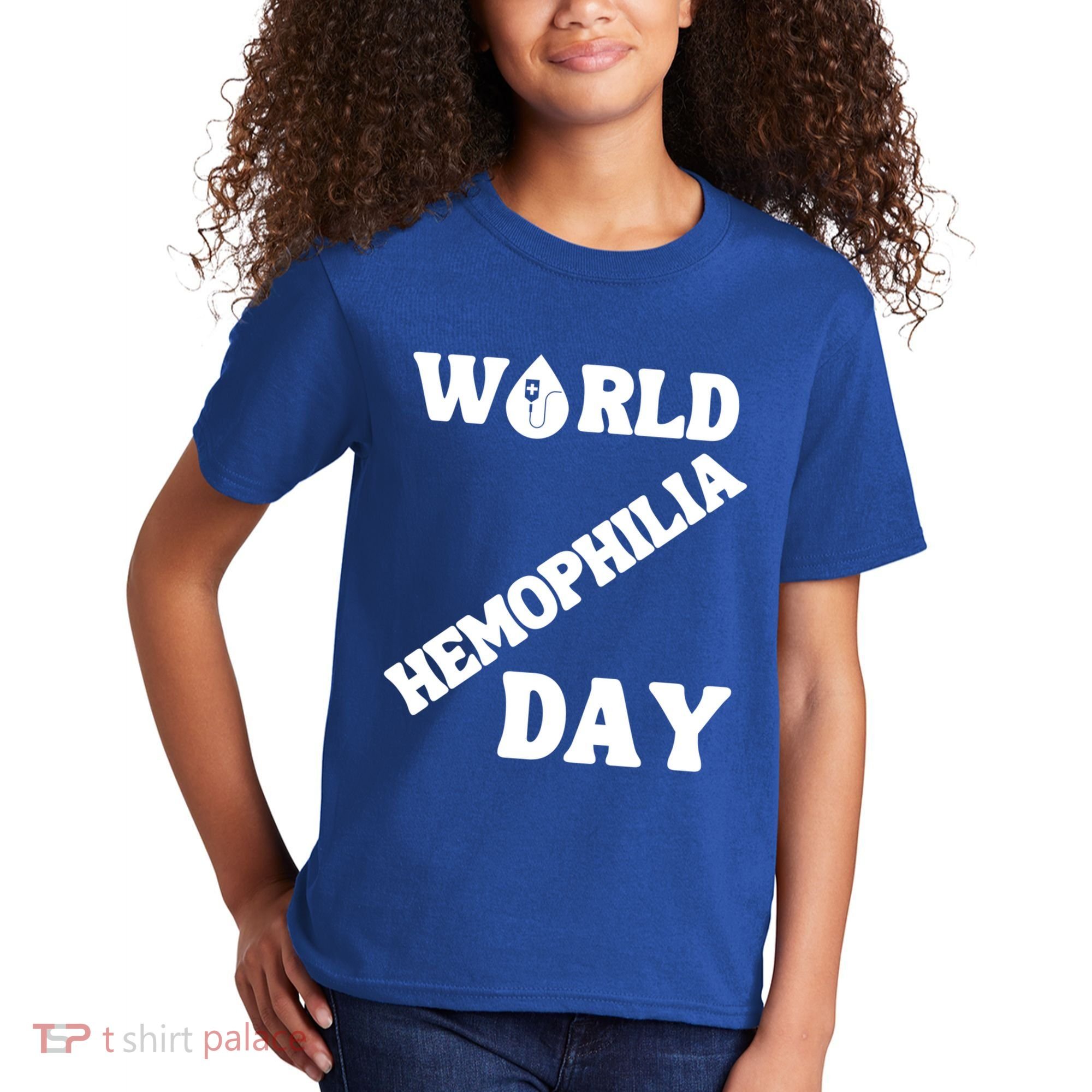 Funny World Hemophilia Day Great Gift Kids T-Shirt