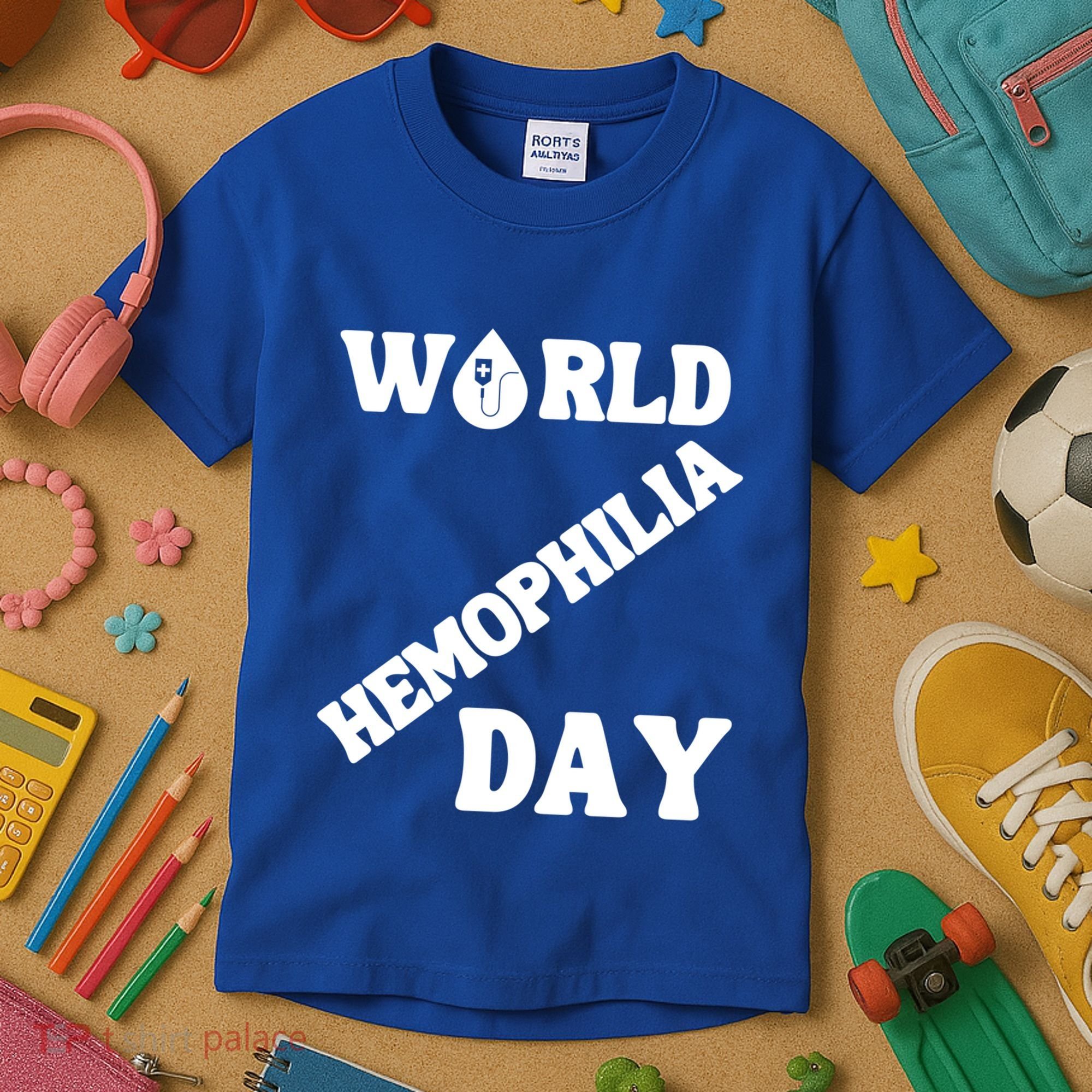 Funny World Hemophilia Day Great Gift Kids T-Shirt