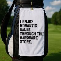 Funny Woodworking Hardware Carpenter Golf Towel thumb 2