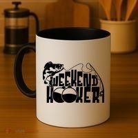Funny Weekend Hooker Fishing Fan Coffee Mug thumb 4