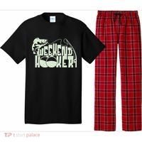Funny Weekend Hooker Fishing Fan Pajama Set thumb 0