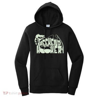 Funny Weekend Hooker Fishing Fan Women's Hoodie