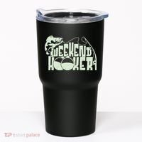 Funny Weekend Hooker Fishing Fan Tumbler thumb 0