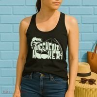Funny Weekend Hooker Fishing Fan Women's Tank Top thumb 2