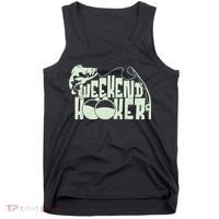 Funny Weekend Hooker Fishing Fan Tank Top thumb 0
