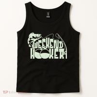 Funny Weekend Hooker Fishing Fan Tank Top thumb 2
