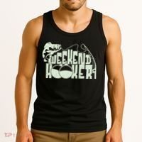 Funny Weekend Hooker Fishing Fan Tank Top thumb 3