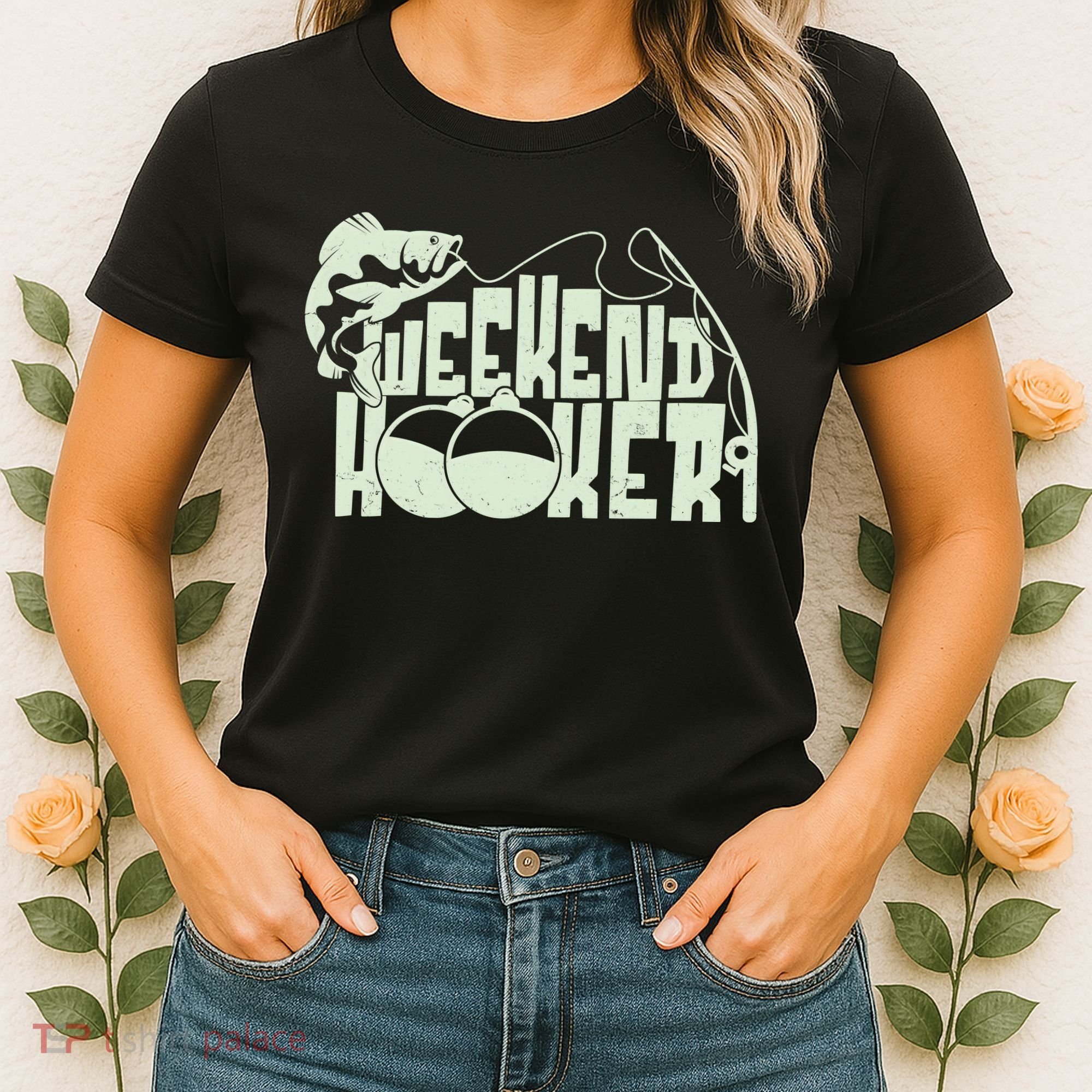 Funny Weekend Hooker Fishing Fan Women's T-Shirt