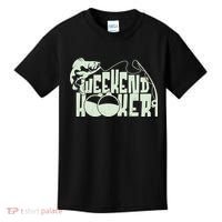 Funny Weekend Hooker Fishing Fan Kids T-Shirt thumb 0
