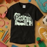 Funny Weekend Hooker Fishing Fan Kids T-Shirt thumb 3
