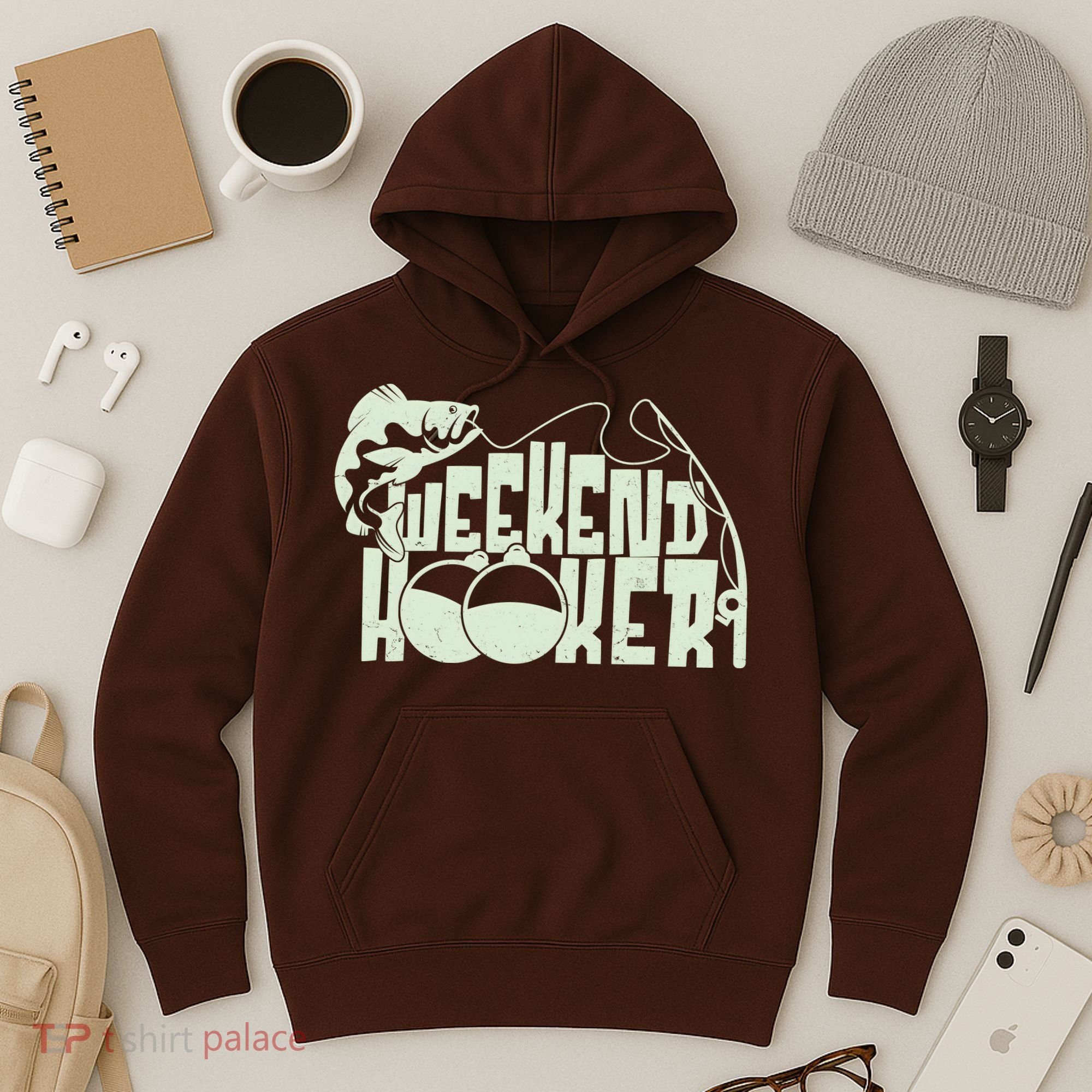 Funny Weekend Hooker Fishing Fan Hoodie