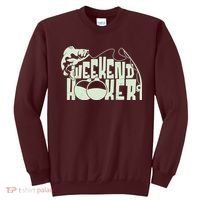Funny Weekend Hooker Fishing Fan Sweatshirt thumb 0