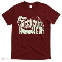 Funny Weekend Hooker Fishing Fan T-Shirt thumb 0
