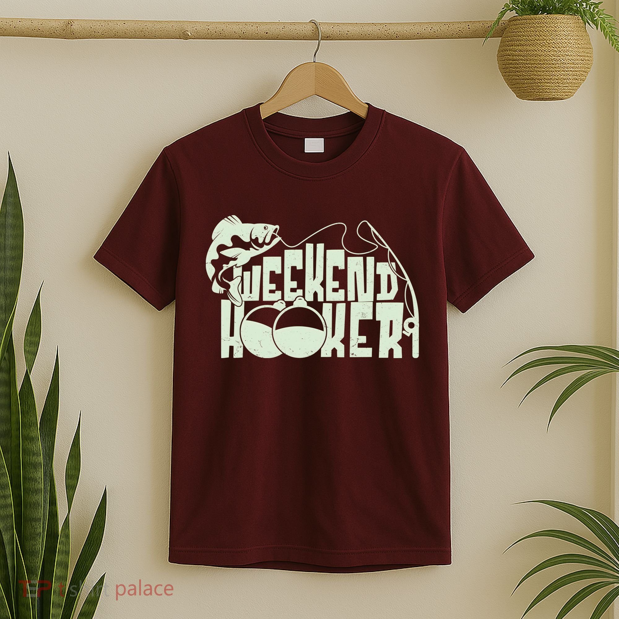 Funny Weekend Hooker Fishing Fan T-Shirt