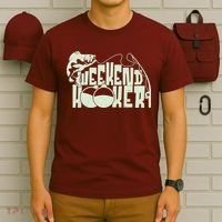 Funny Weekend Hooker Fishing Fan T-Shirt thumb 6