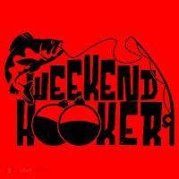 Funny Weekend Hooker Fishing Fan Santa Hat thumb 1