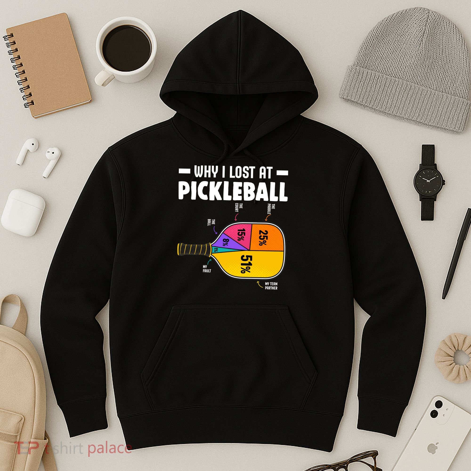 Funny Why I Lost At Pickleball Hoodie