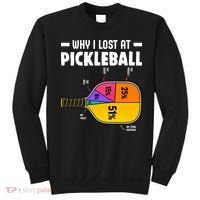 Funny Why I Lost At Pickleball Sweatshirt thumb 0