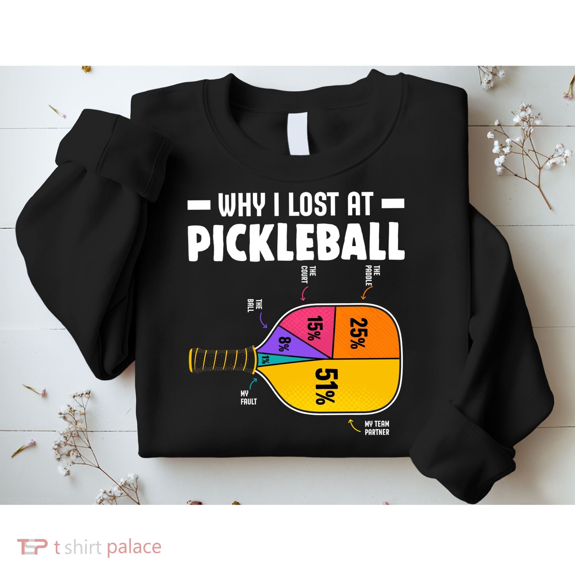 Funny Why I Lost At Pickleball Sweatshirt