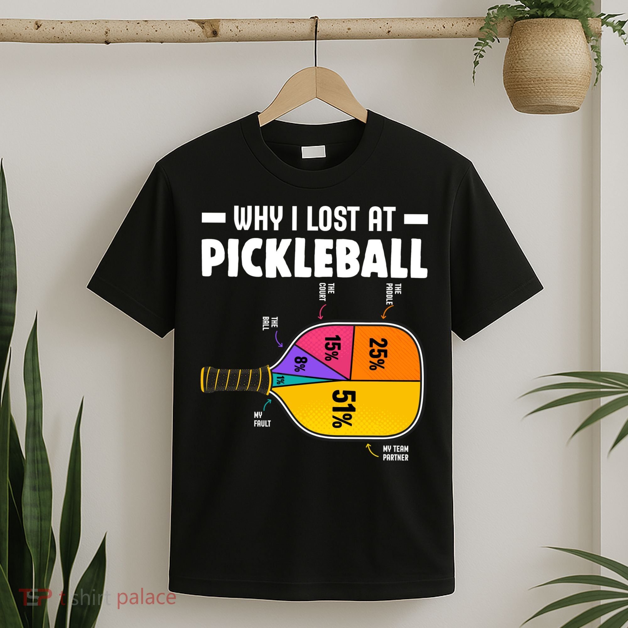Funny Why I Lost At Pickleball T-Shirt