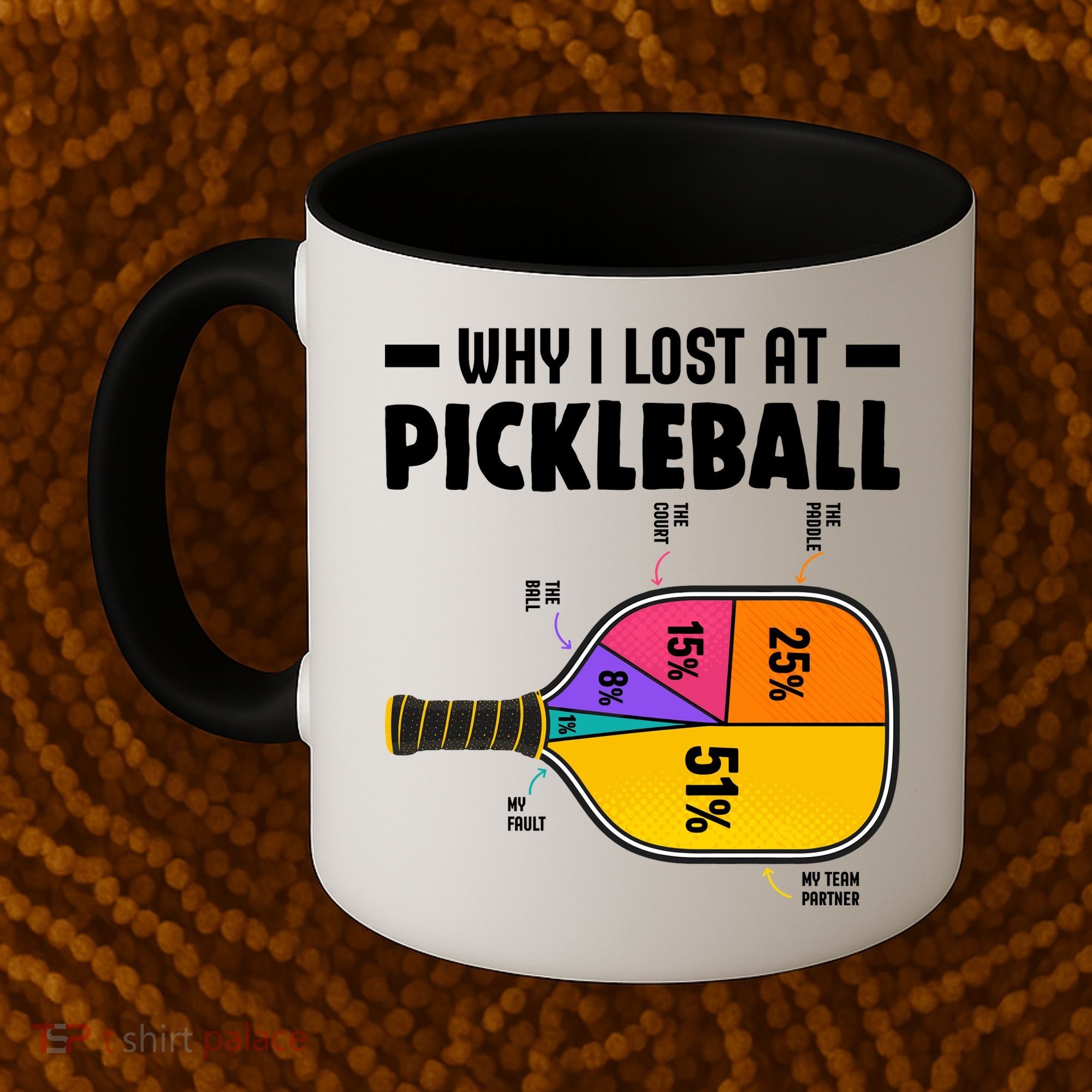 Funny Why I Lost At Pickleball Coffee Mug