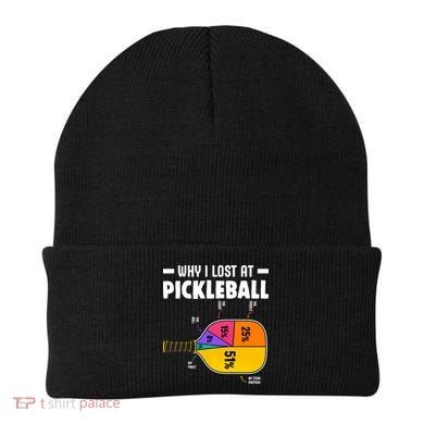Funny Why I Lost At Pickleball Beanie