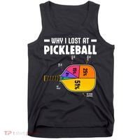 Funny Why I Lost At Pickleball Tank Top thumb 0