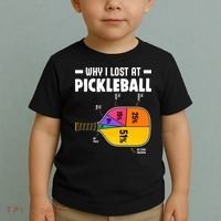 Funny Why I Lost At Pickleball Toddler T-Shirt thumb 2