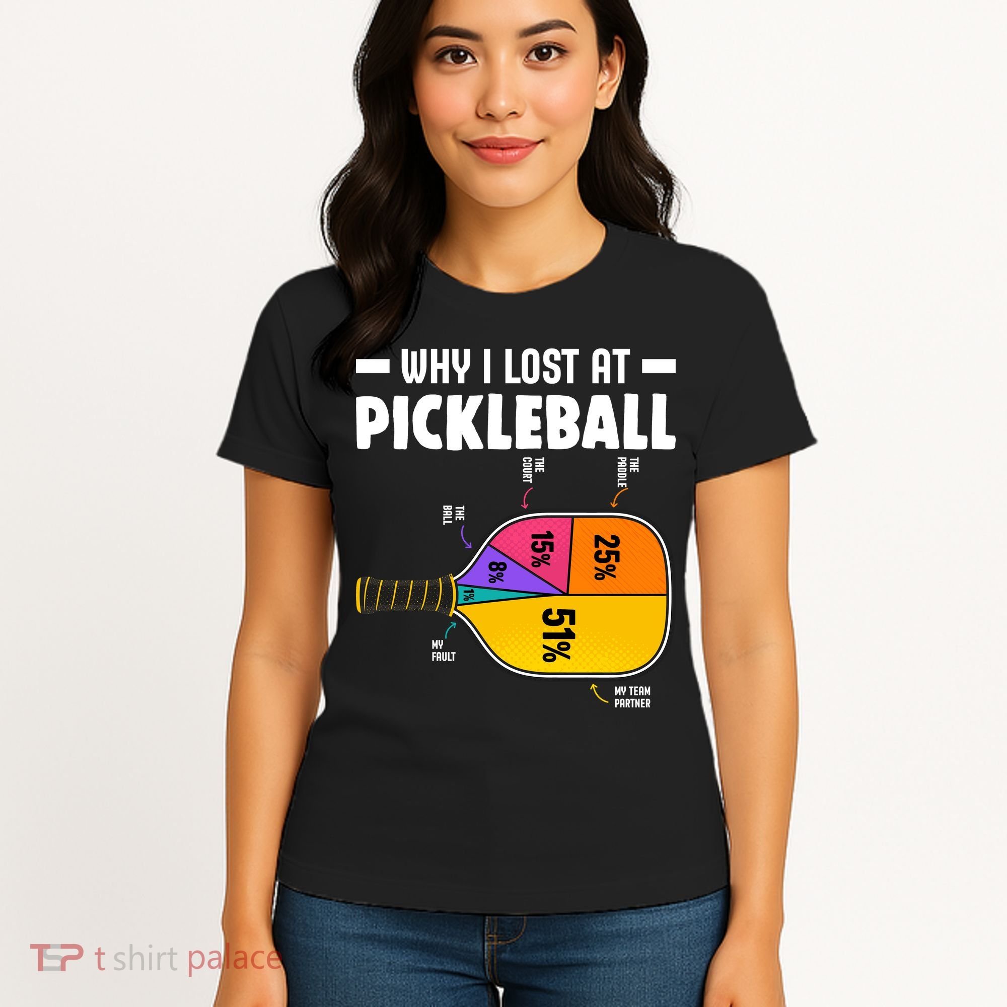 Funny Why I Lost At Pickleball Women's T-Shirt