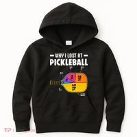 Funny Why I Lost At Pickleball Kids Hoodie thumb 0