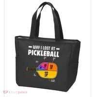 Funny Why I Lost At Pickleball Tote Bag thumb 3