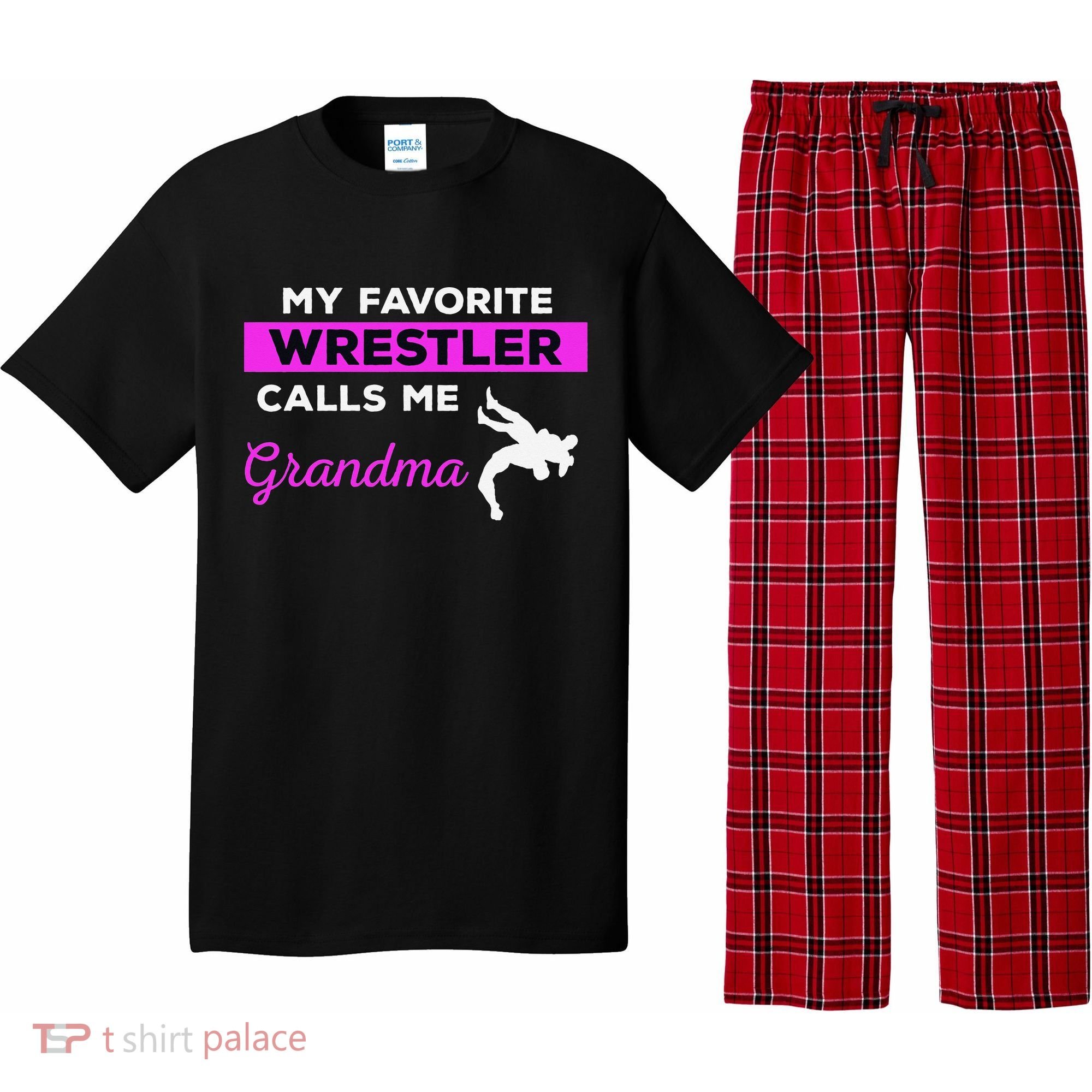 Funny Wrestling I Am A Wrestler  Pajama Set