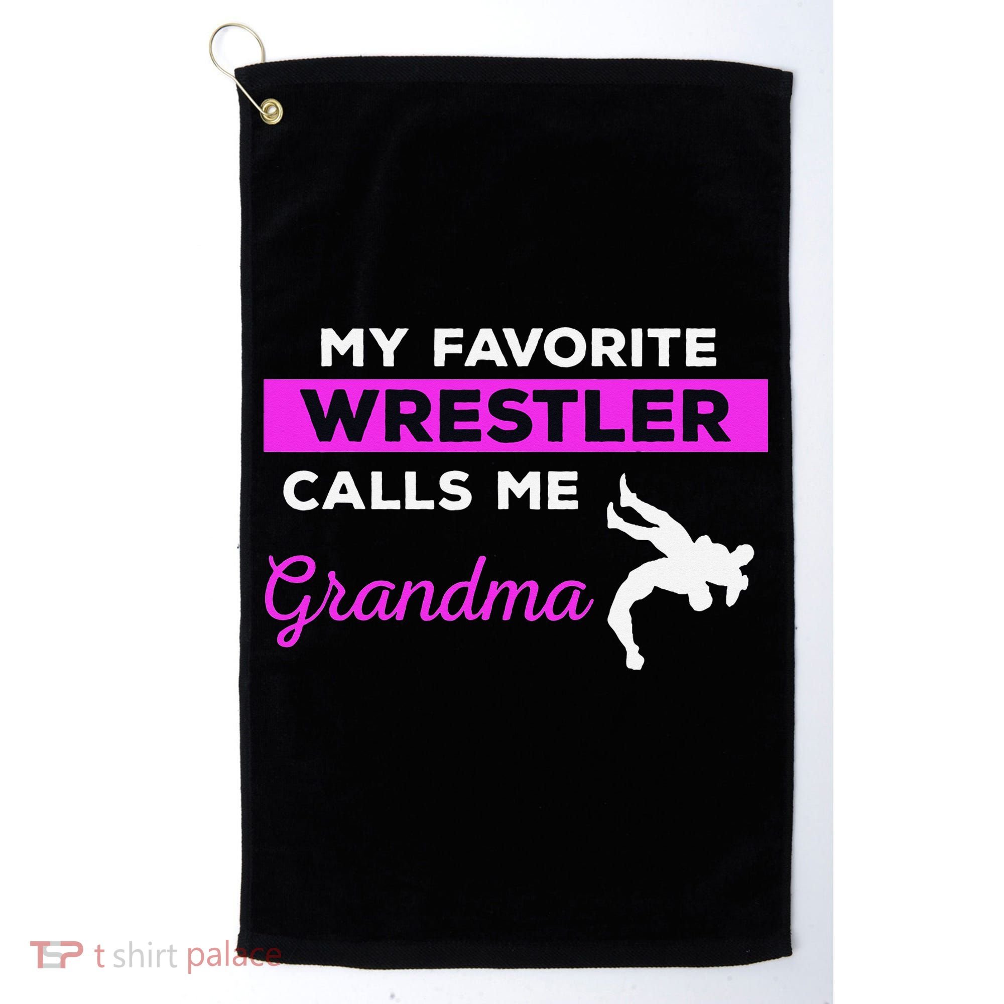 Funny Wrestling I Am A Wrestler  Golf Towel