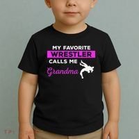 Funny Wrestling I Am A Wrestler  Toddler T-Shirt thumb 2
