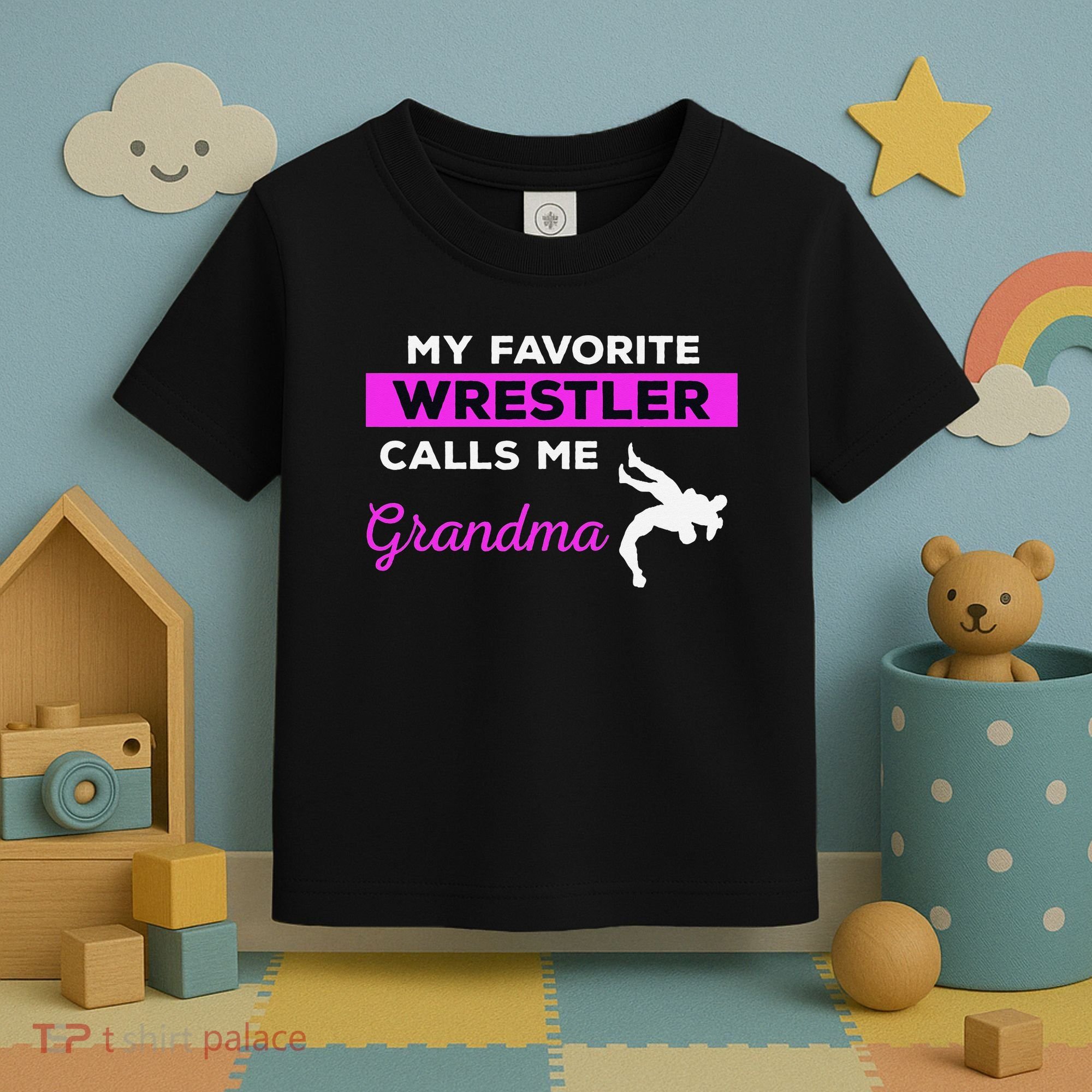 Funny Wrestling I Am A Wrestler  Toddler T-Shirt