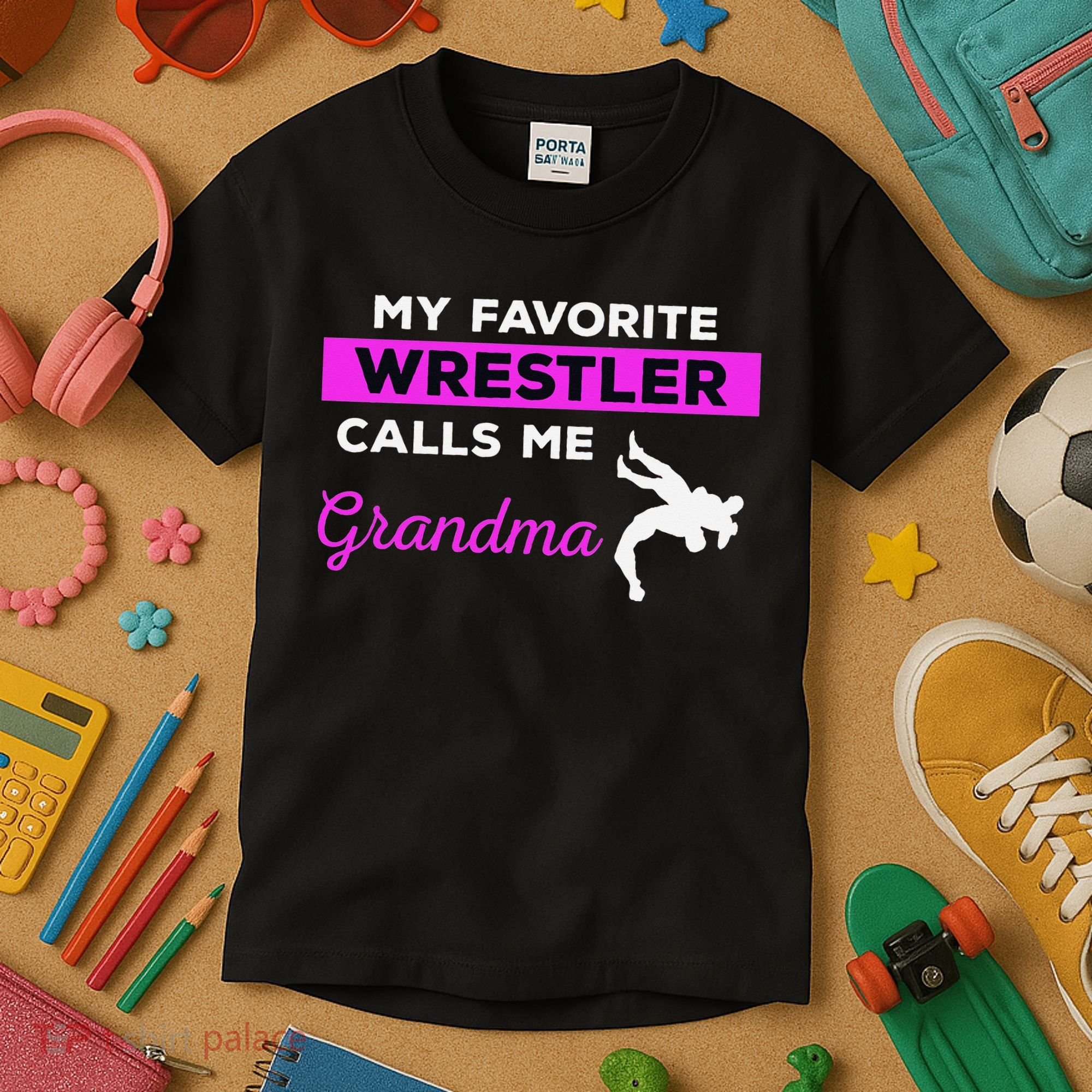 Funny Wrestling I Am A Wrestler  Kids T-Shirt