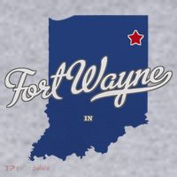 Fort Wayne Indiana In Map Women's Sweatshirt thumb 2