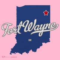 Fort Wayne Indiana In Map Coaster thumb 2