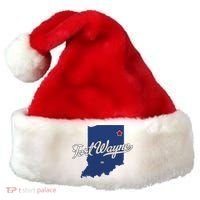 Fort Wayne Indiana In Map Santa Hat thumb 0
