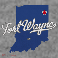 Fort Wayne Indiana In Map Toddler Hoodie thumb 2