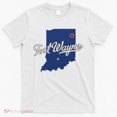 Fort Wayne Indiana In Map T-Shirt