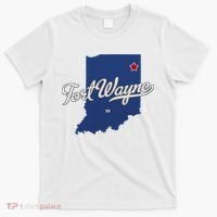 Fort Wayne Indiana In Map T-Shirt thumb 0