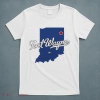 Fort Wayne Indiana In Map T-Shirt thumb 5