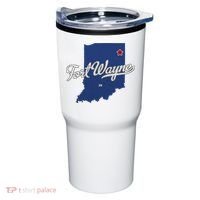 Fort Wayne Indiana In Map Tumbler thumb 0