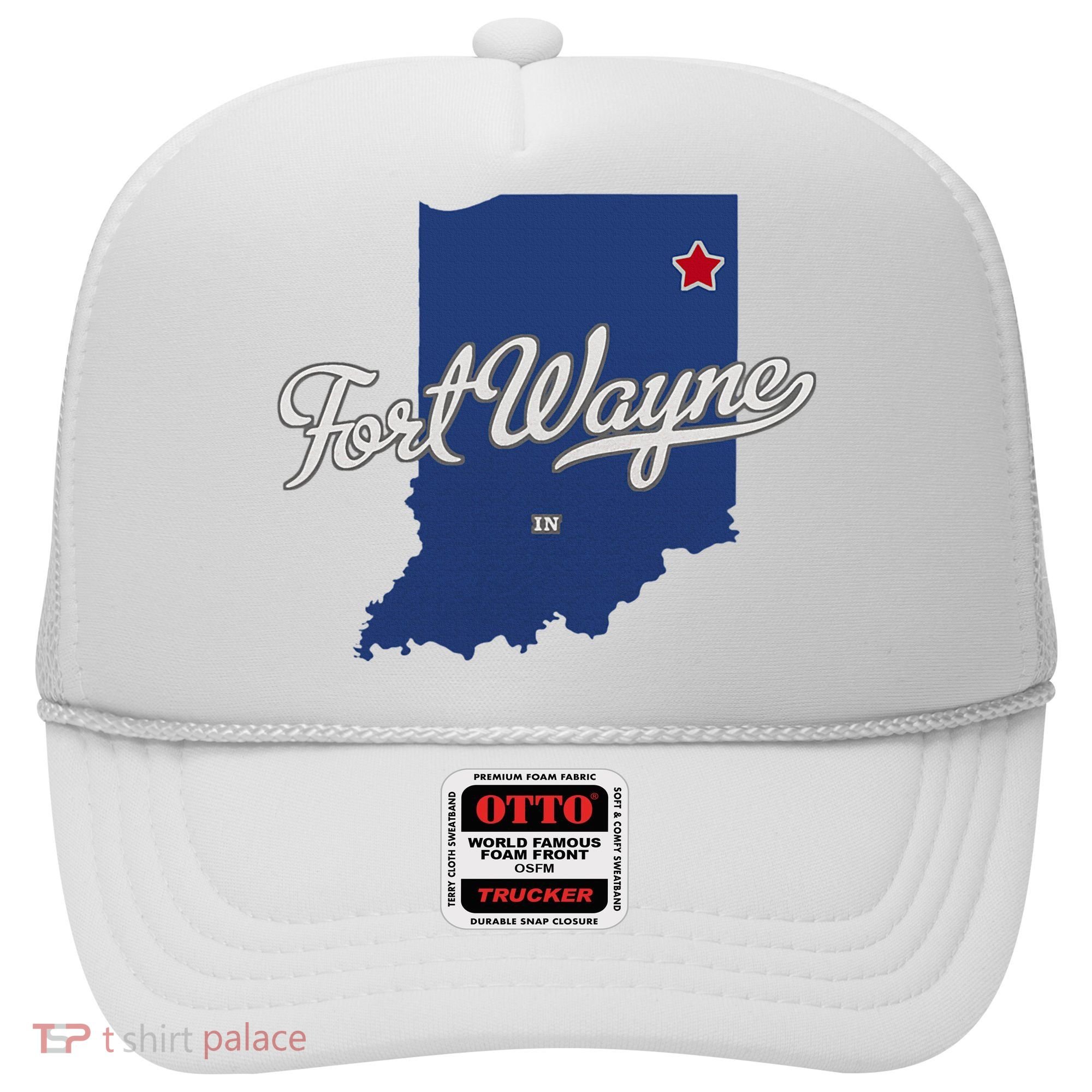 Fort Wayne Indiana In Map Hat